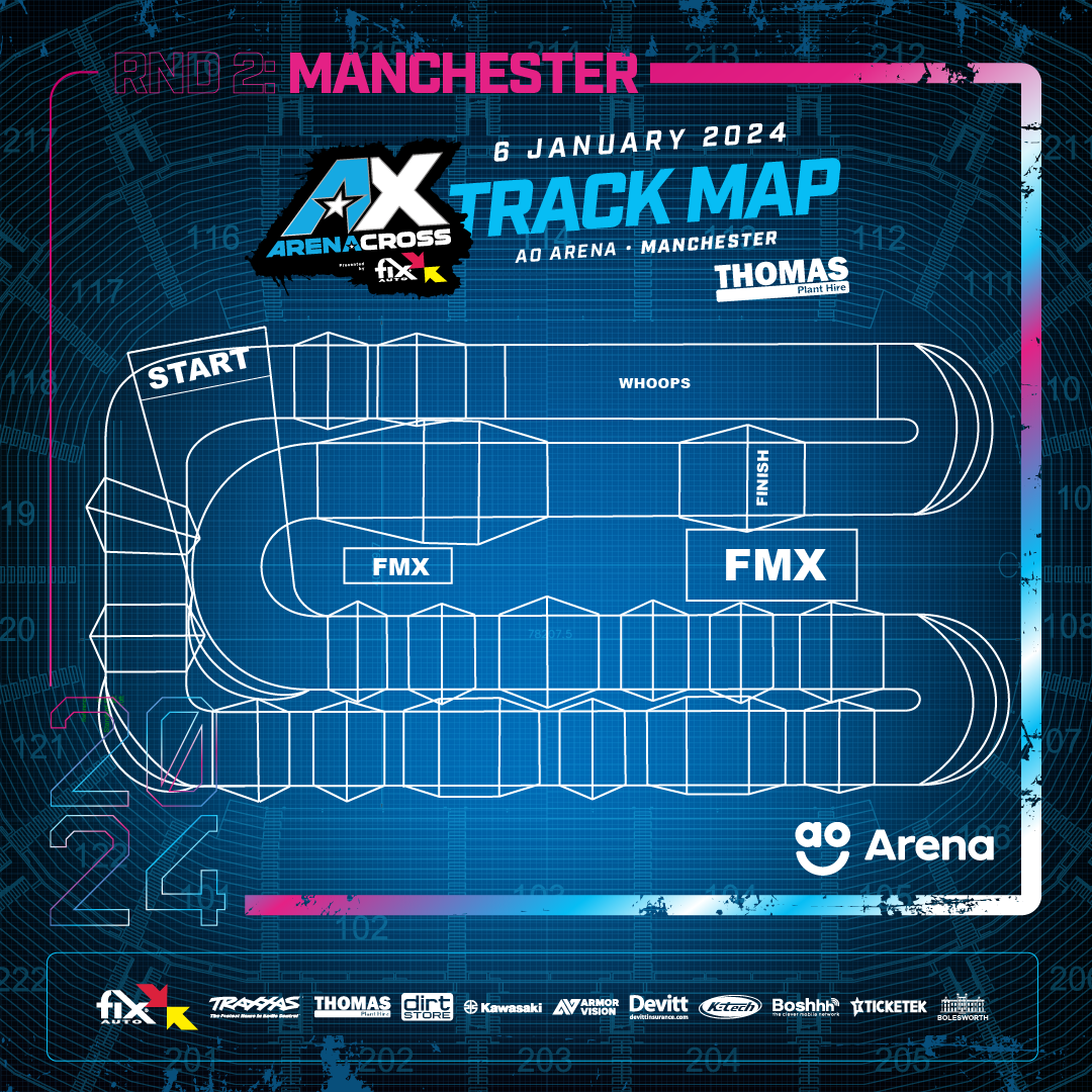 Arenacross 2024 Track Plans Released Dirt Hub   0000000 AX 01 Manchester Track Map 