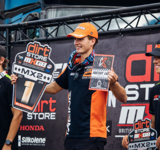 "Flawless" MX2 race win for Cas Valk & Gabriel SS24 KTM at MXGB Blaxhall round!