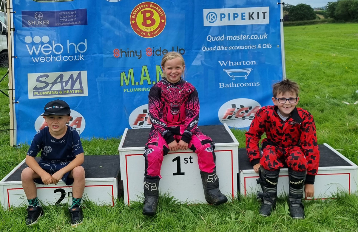 Lilly lights up Hampton!! 2024 Formula Grasstrack Championship Round 5