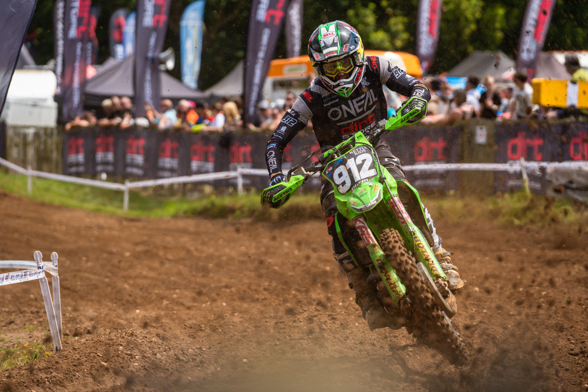 Rizzi bangs in another MXGB podium for Dirt Store Kawasaki at Blaxhall