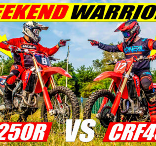 2025 Honda CRF450R vs CRF250R | Real World SHOOTOUT!