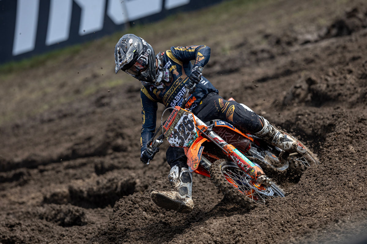 "starts and speed on point" for Josh Gilbert at MXGP of Germany!