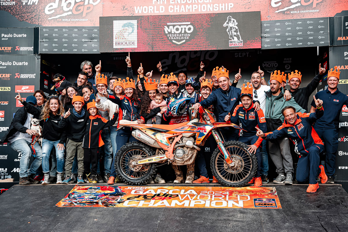 Josep Garcia crowned FIM EnduroGP World Champion on Day One at ACERBIS GP Of France