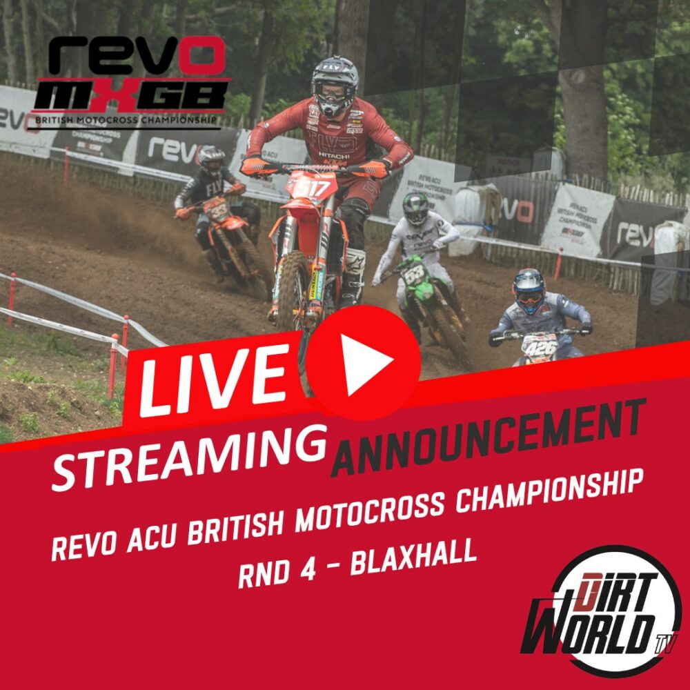 DirtWorldTV A Pause for Progress in the Revo ACU British Motocross