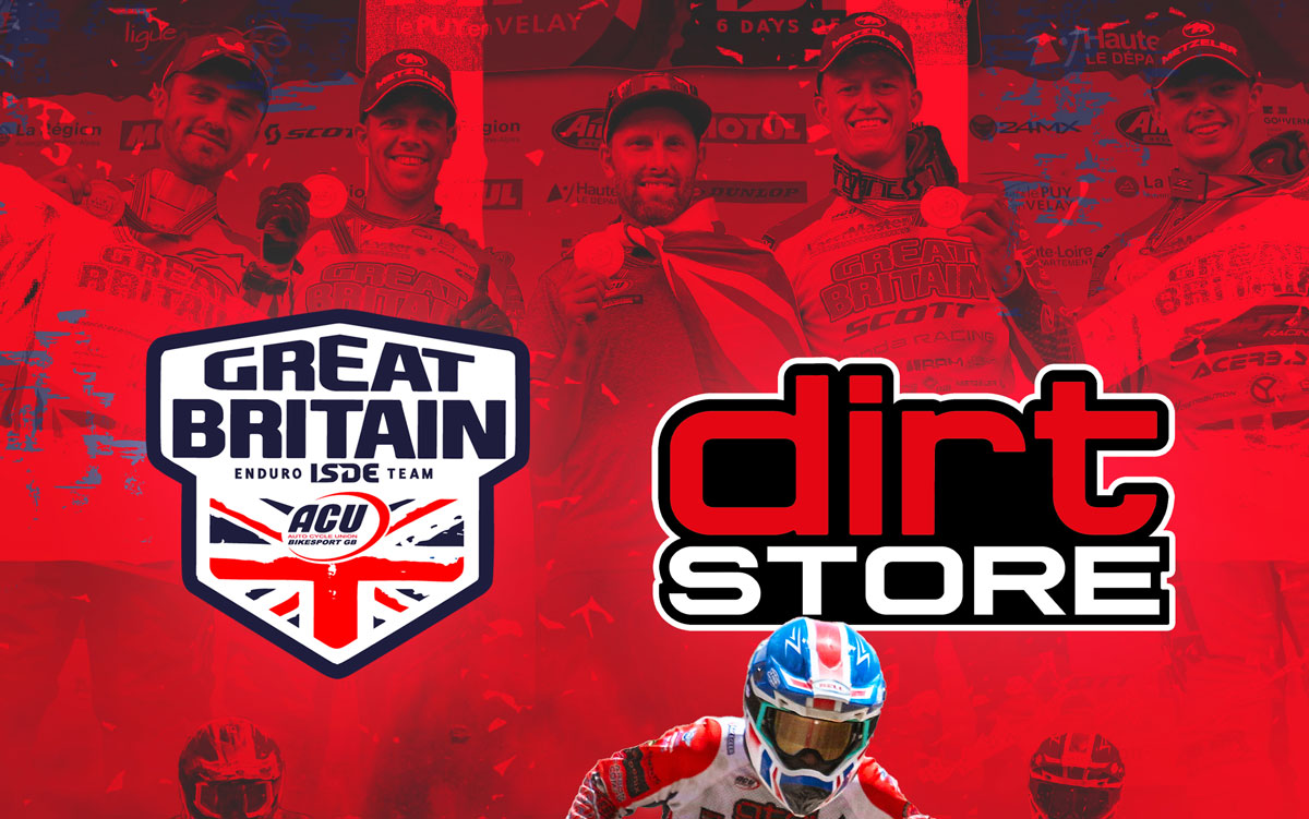 ISDE Team GB join forces with Dirt Store for 2024