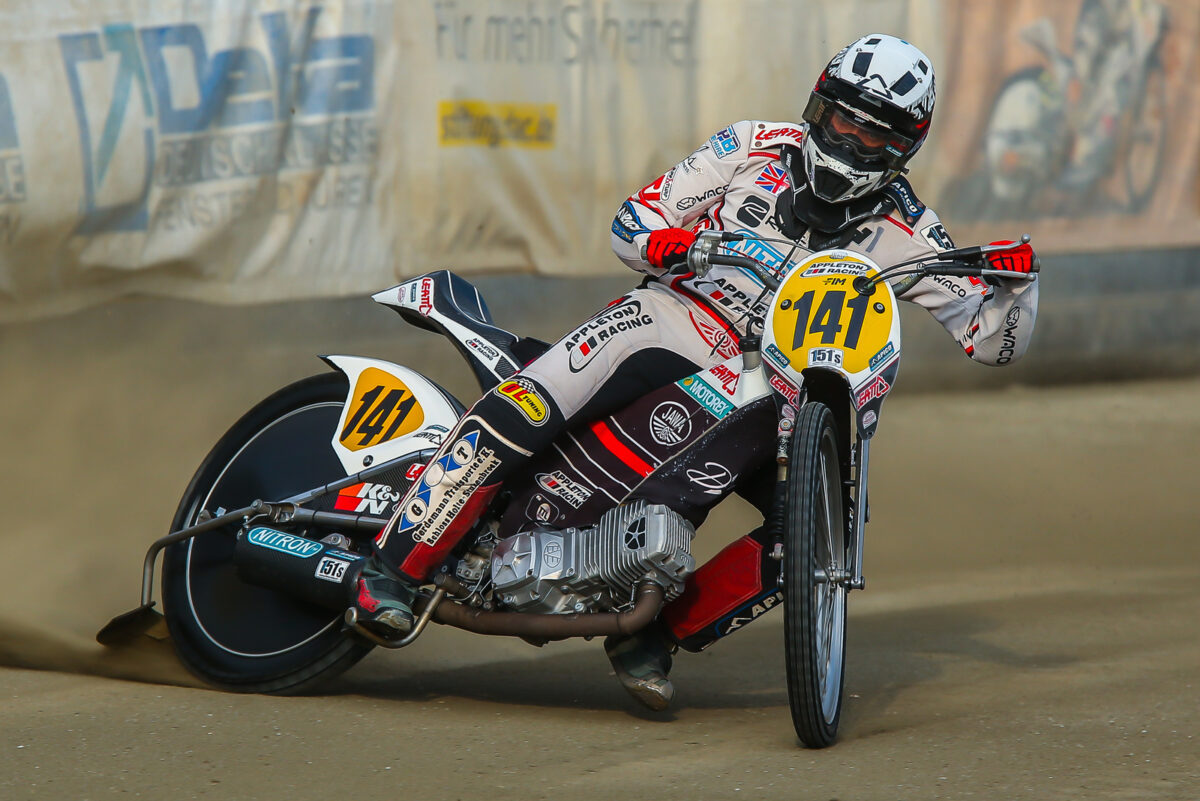 Appleton continues his FIM Long Track World Championship comeback at Roden