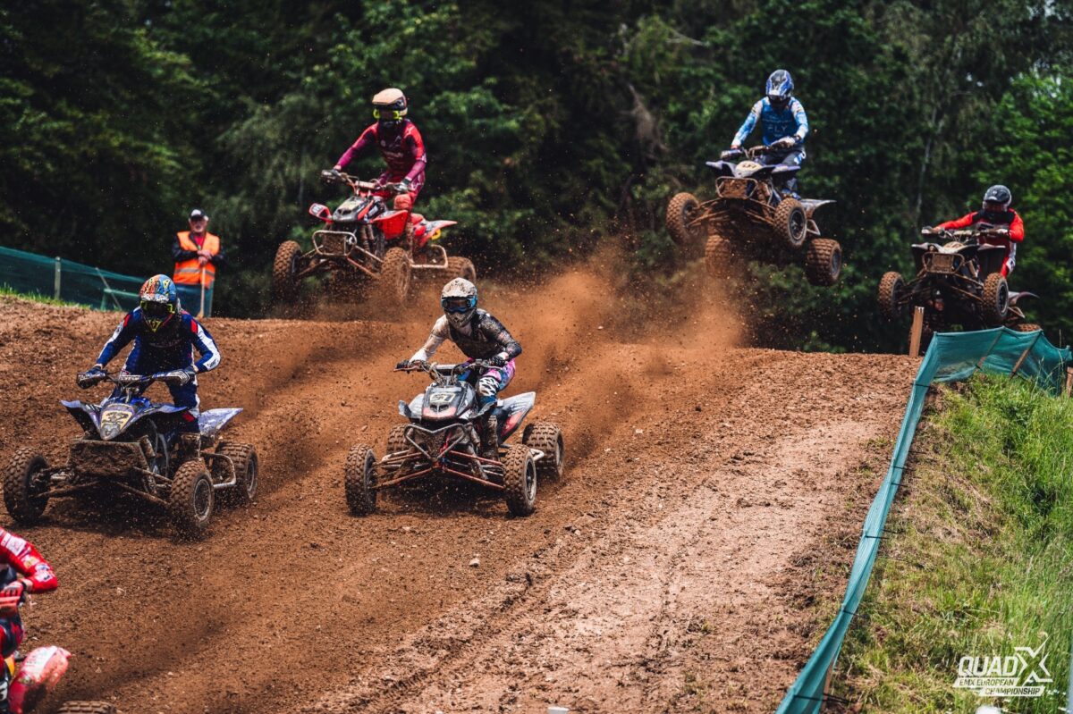 Walker on the box in the Czech Republic as Turrini takes the win! 2024 European Quadcross Championship Round 3