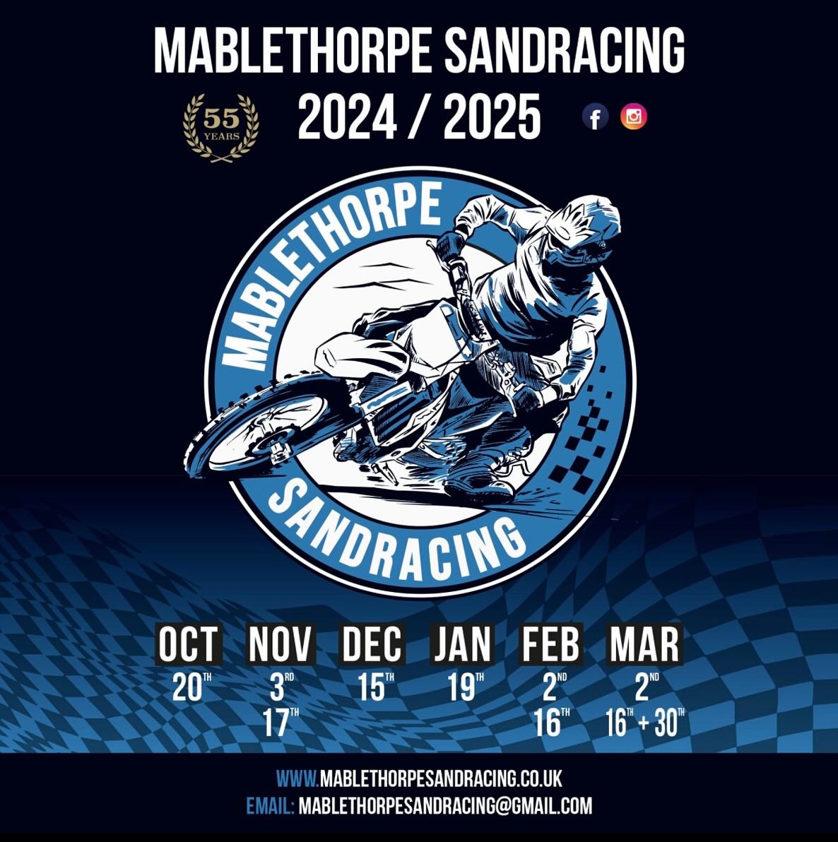 2024/2025 Mablethorpe Sand Racing dates