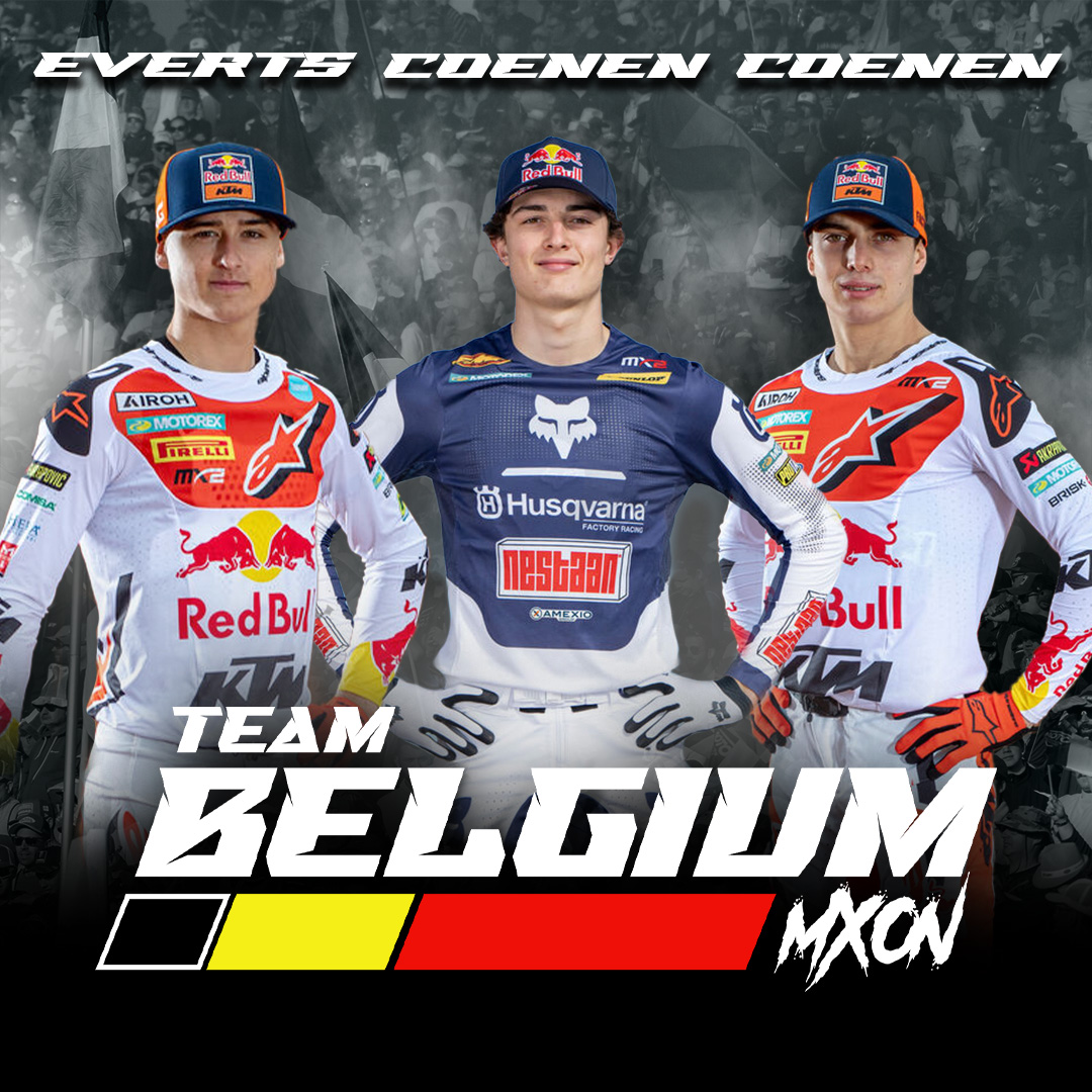 Team Belgium unveil Motocross of Nations line up