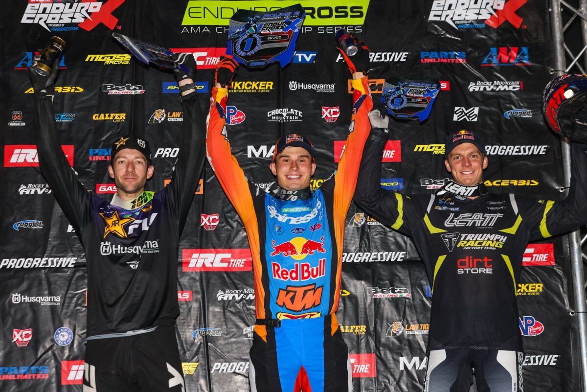 Hart makes it back-to-back 2024 EnduroCross wins at Round 2 in Arizona