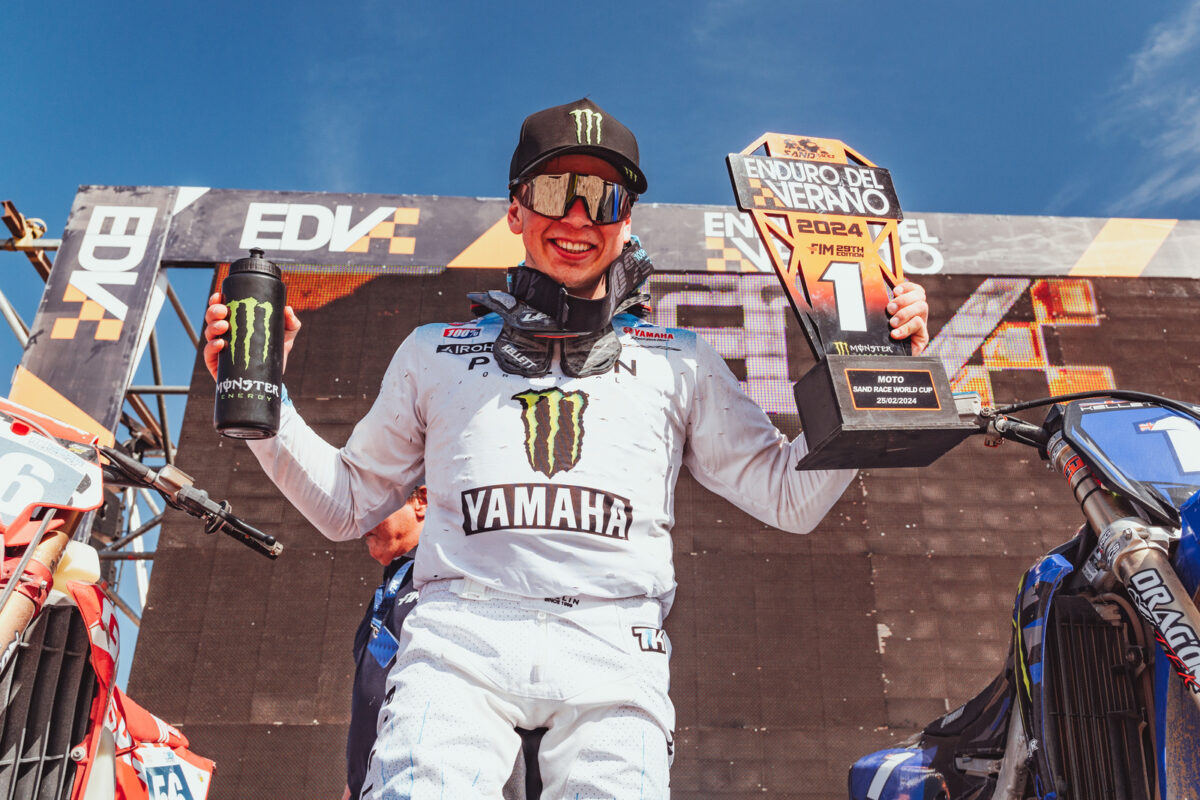 Unbeaten Kellett defends title lead at round three of 2024 FIM Sand Races World Cup