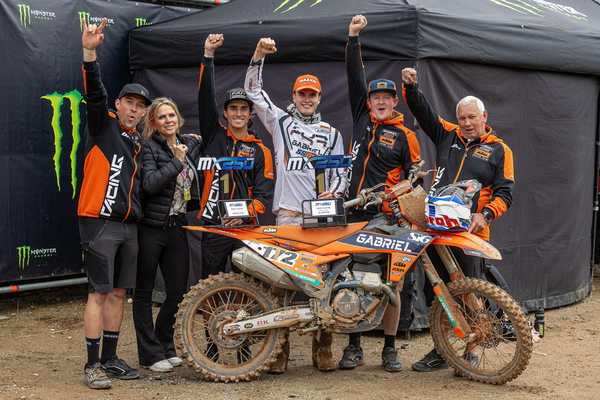 Valk victorious at EMX250 round in Latvia for Gabriel SS24 KTM!