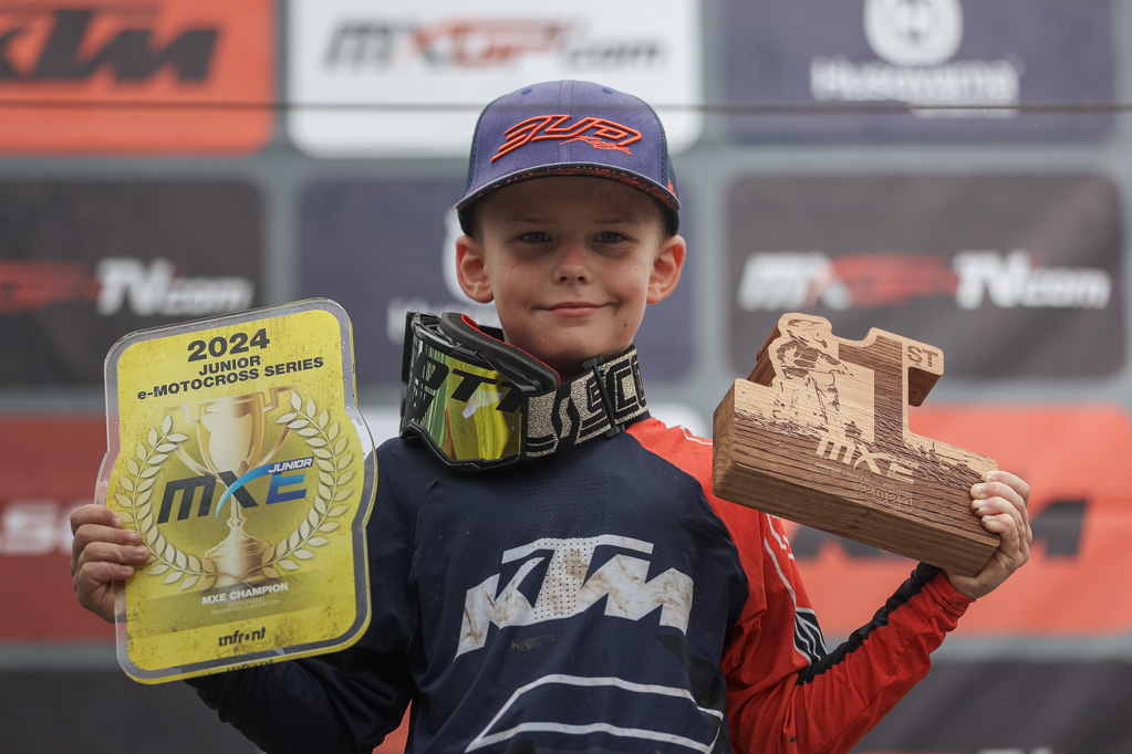 Lucas Bos crowned 2024 Junior-E Motocross Champion as Kolbe Red Sole is top Brit