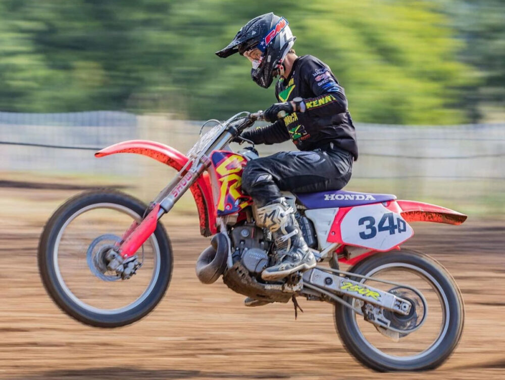 Guillaume Theillout revs up for VMXdN Foxhill 2024