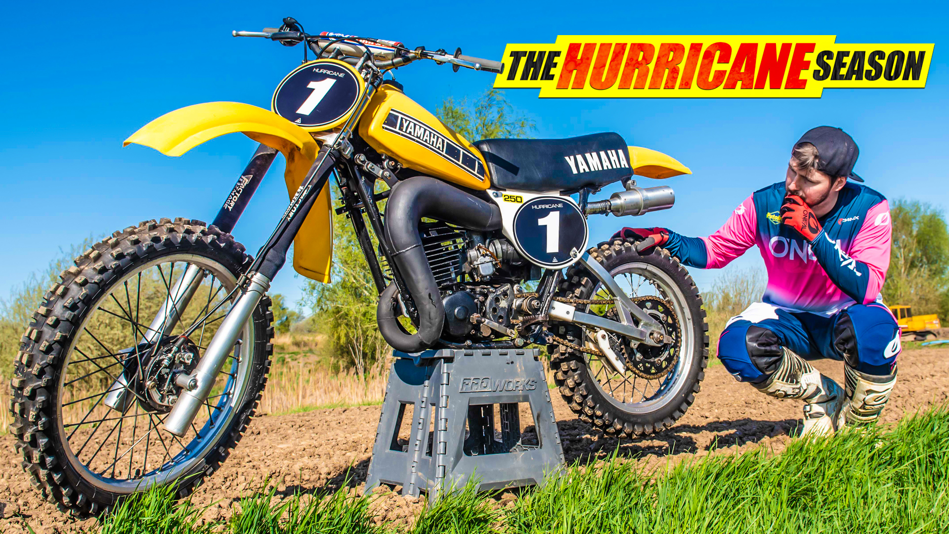 Riding a 47 year old Yamaha YZ250