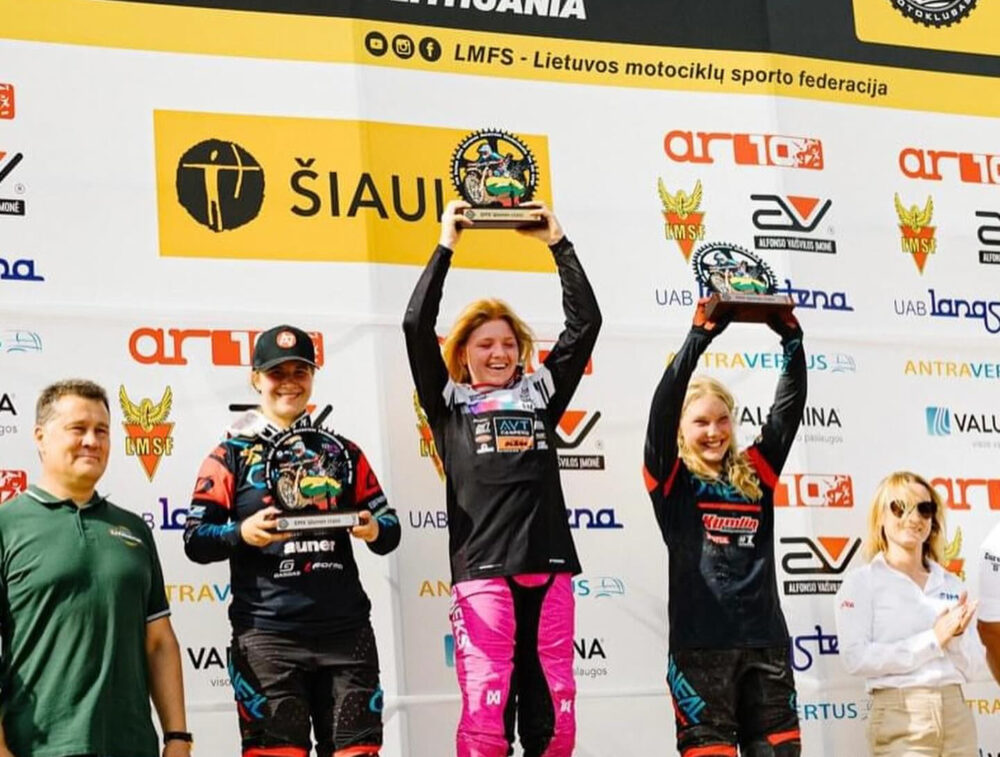 Lucy Barker makes it two EMX Women’ European Motocross titles in a row in Lithuania