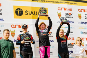Lucy Barker makes it two EMX Women’ European Motocross titles in a row in Lithuania