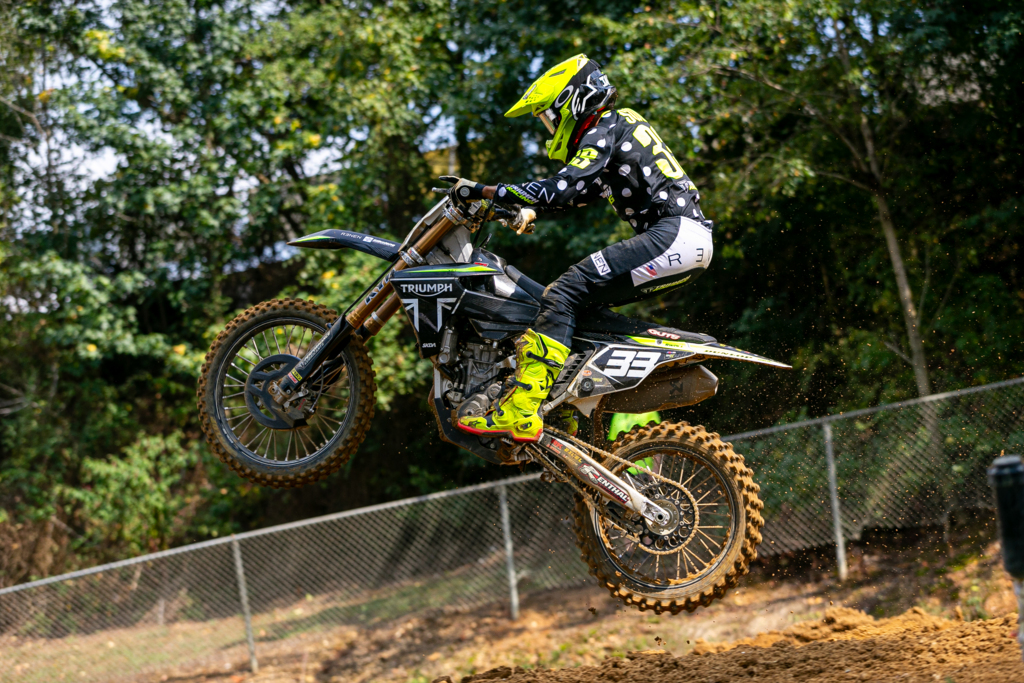 Triumph Racing narrowly miss AMA Pro Motocross podium at Budds Creek!