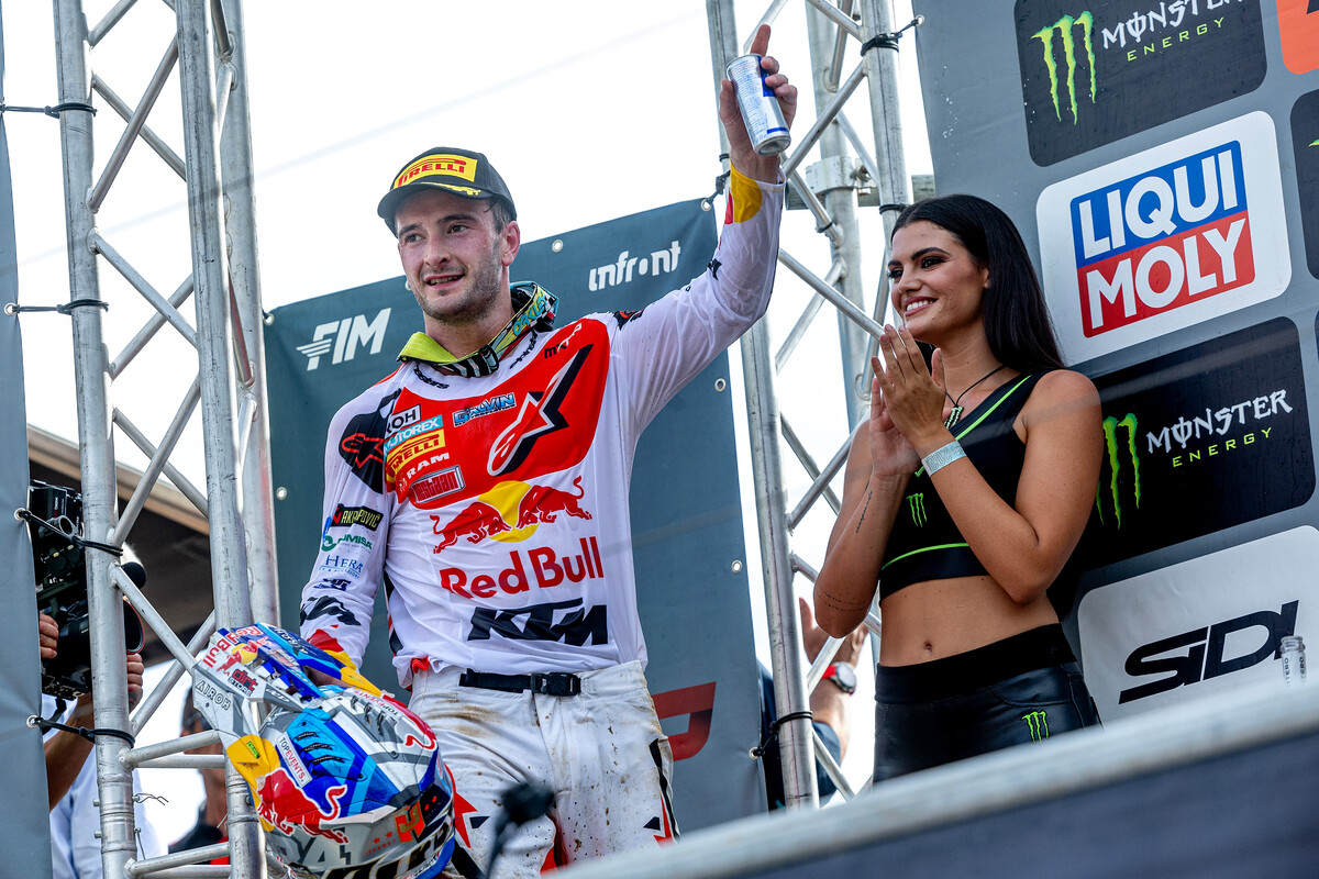 Eighth MXGP podium finish in a row for Herlings with impressive Czech Republic comeback