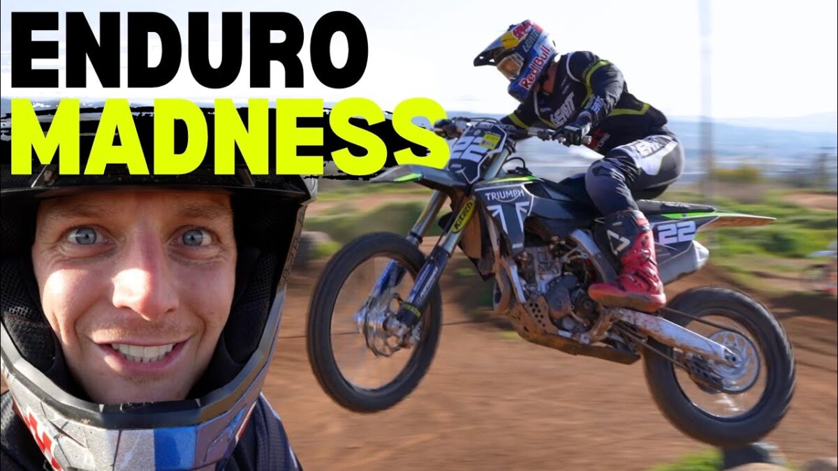 Jonny Walker - New SuperEnduro track with the boys