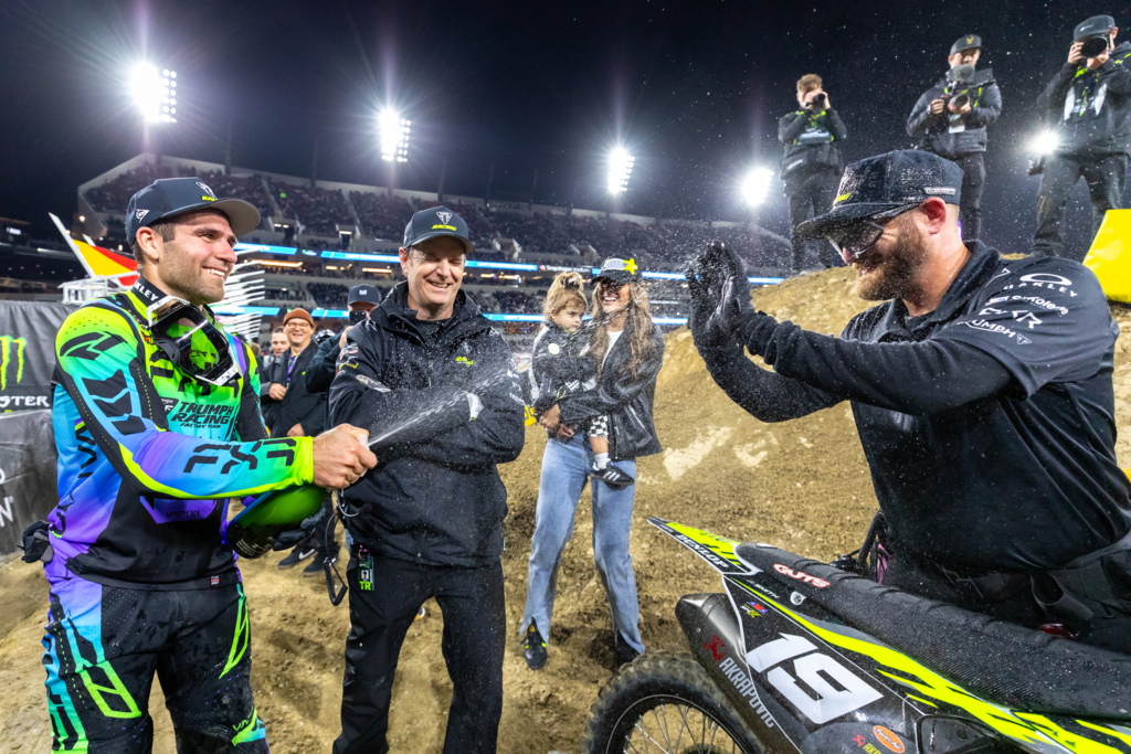 Jordan Smith lands consecutive AMA Supercross podiums for Triumph