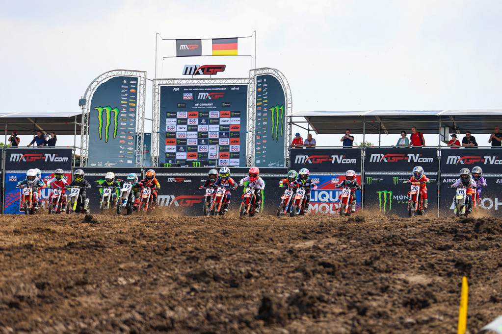 Jonas Moutin wins round 2 of the 2024 Junior e-Motocross Series in Germany