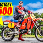 Riding an RC500 Factory 2 Stroke Honda as ridden by Andre Malherbe