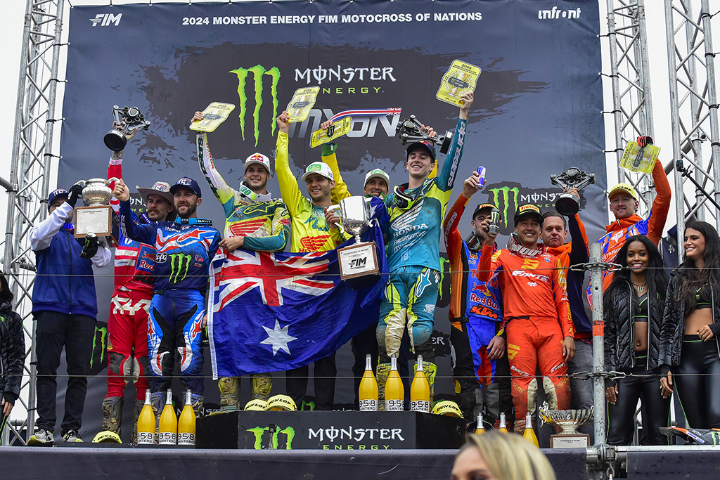 Team Australia make history with first ever Motocross of Nations victory at Matterley Basin