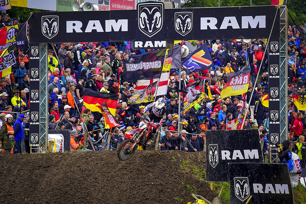 Prado reclaims red plate & Lucas Coenen makes it three in a row at MXGP of Germany