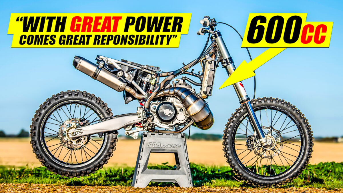 Building World's First 600cc 2 Stroke Dirt Bike!