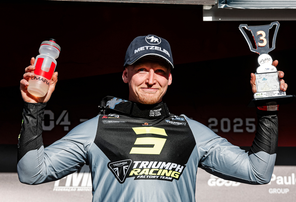 History making podium for Triumph at EnduroGP of Portugal