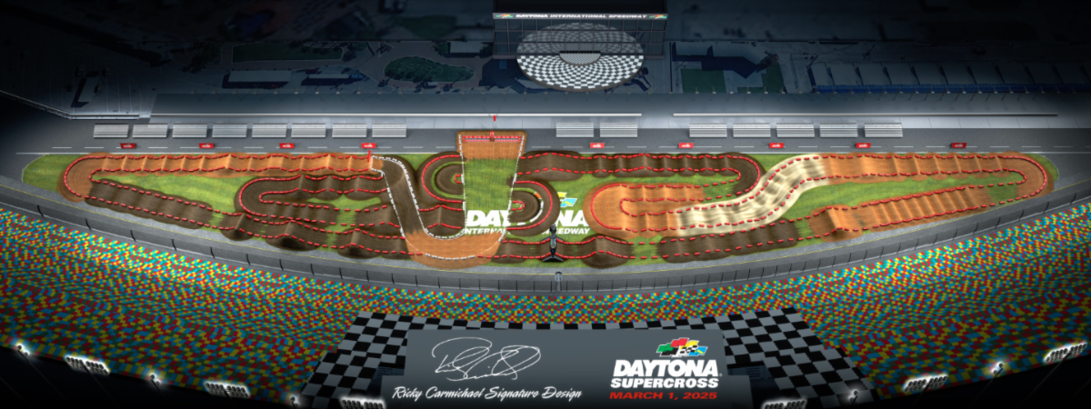 2025 DAYTONA Supercross course design