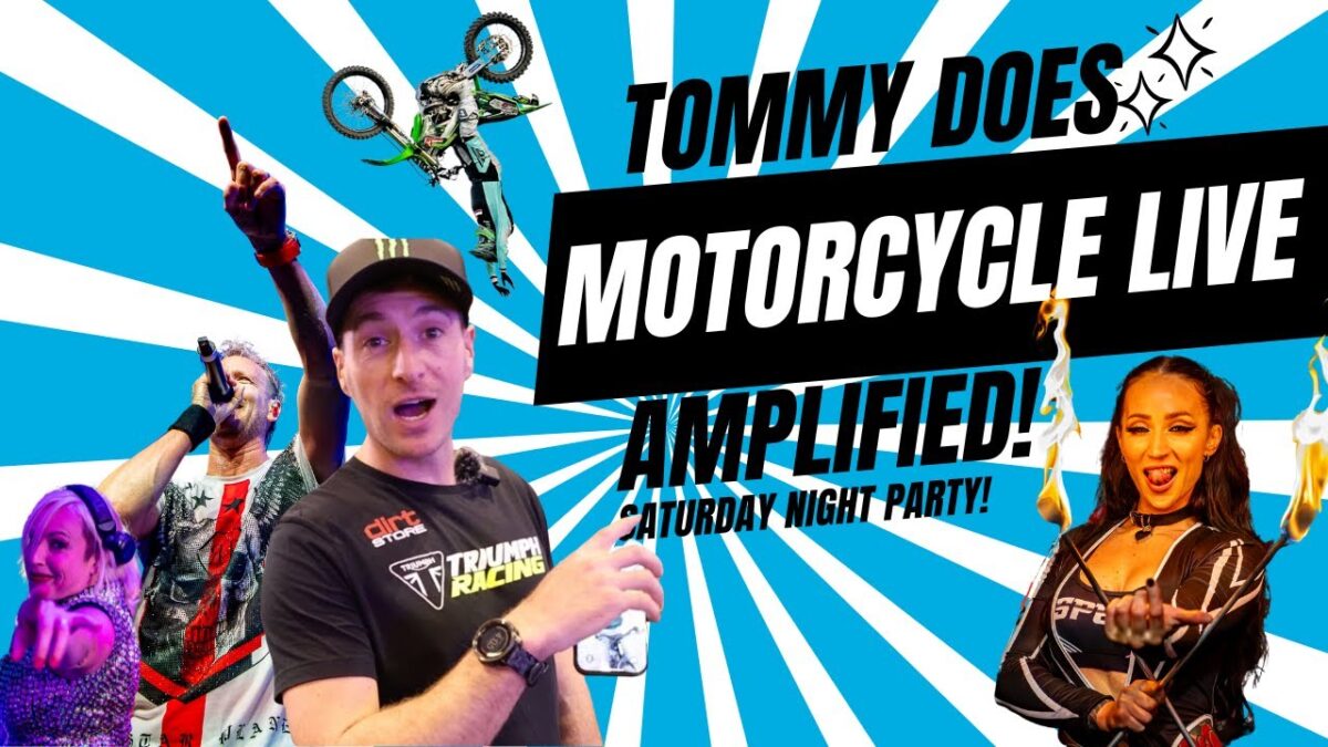 Tommy Searle - AX Tour Vlog takeover at Motorcycle Live