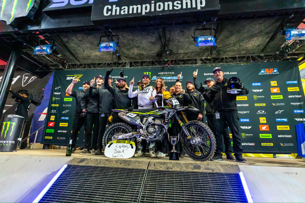 Jordan Smith and Triumph Factory Racing make history with Glendale