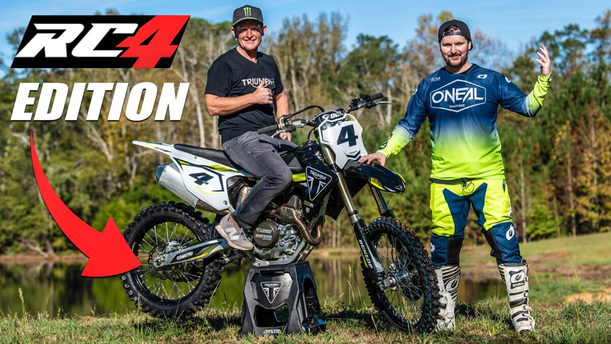 Riding Ricky Carmichael's Dream Bike! | 2025 Triumph TF450-RC