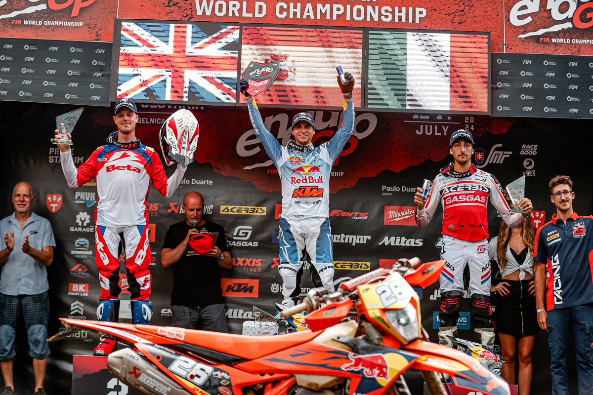 Freeman second as Garcia back on top with EnduroGP win on Day Two at POLISPORT GP of Slovakia