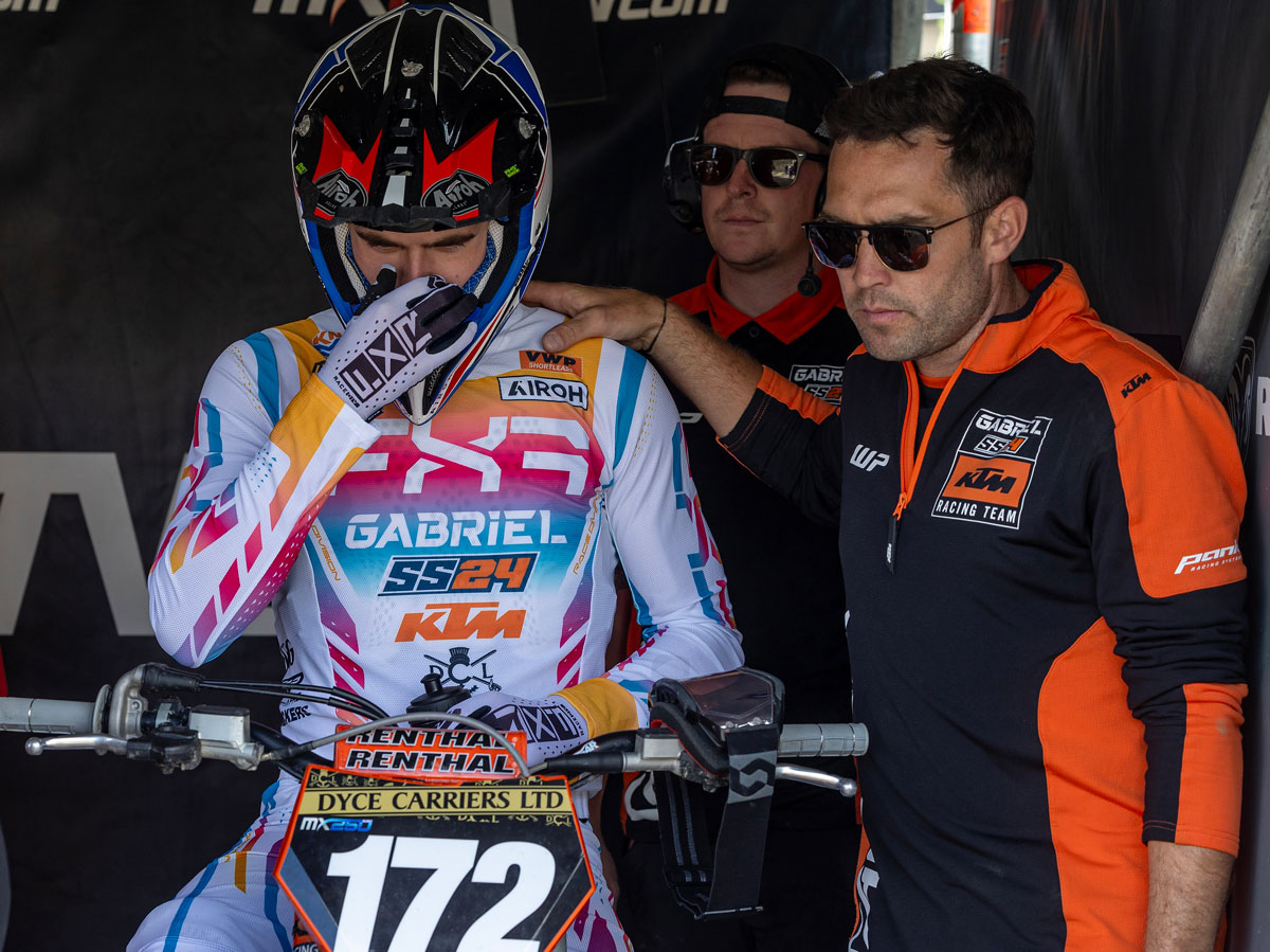 A moto win and fighting spirit for Gabriel SS24 KTM in Sweden!