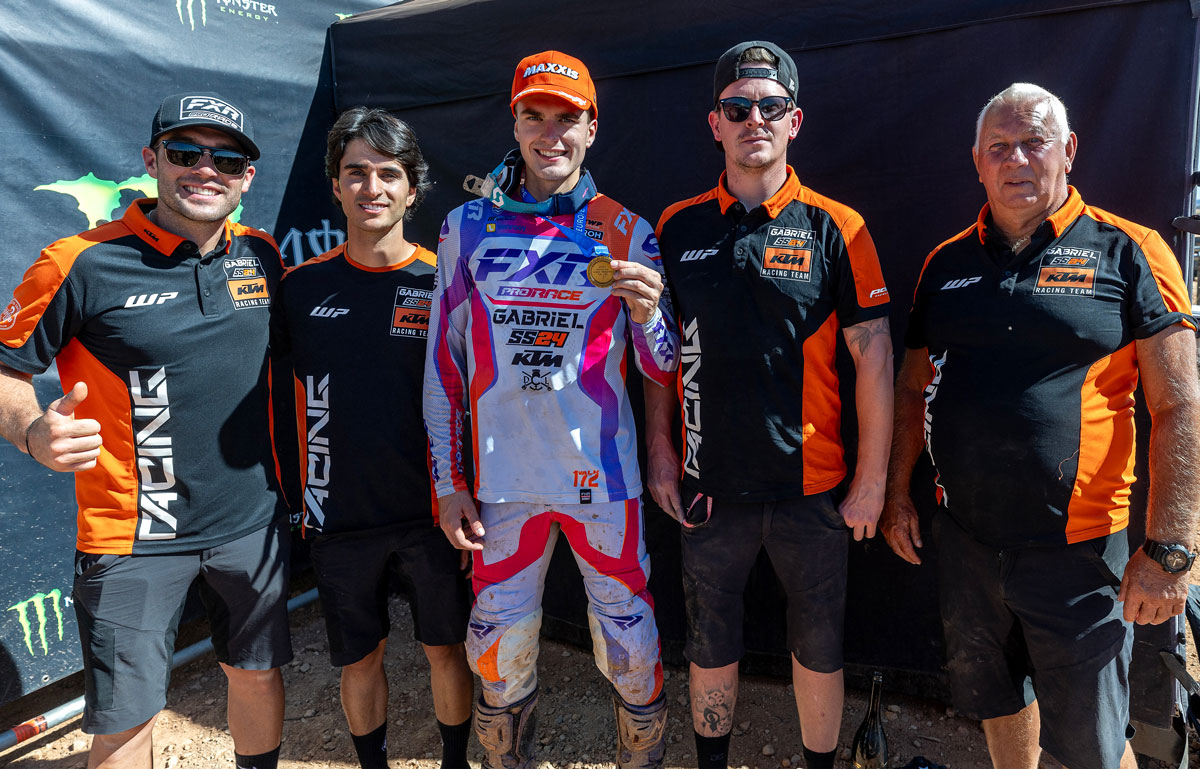 Valk lands 250 EMX250 Championship podium for Gabriel SS24 KTM