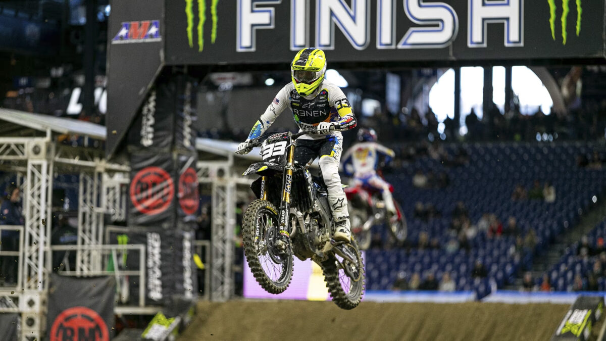 Triumph Racing at Indianapolis Supercross