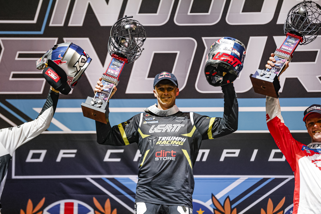 Jonny Walker claims historic victory for Triumph at 2024 Indoor Enduro of Champions