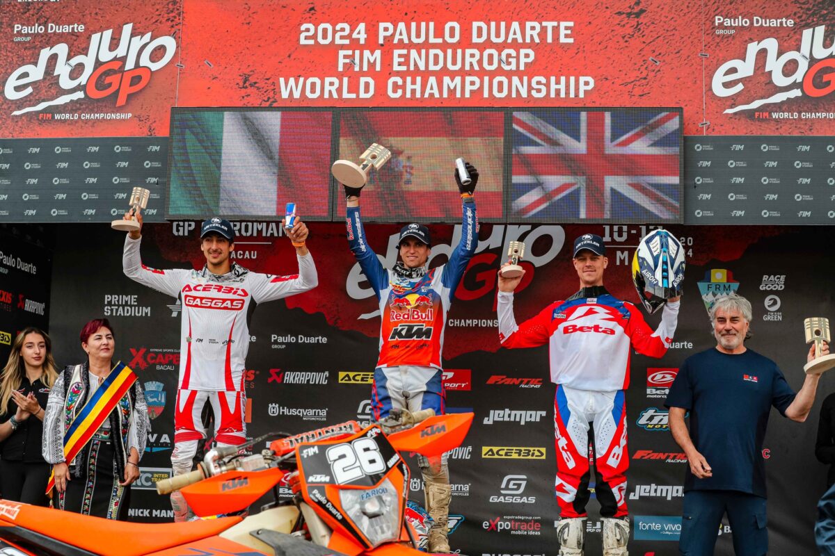 Garcia takes EnduroGp lead with Day two win Romania as Freeman on the box - Race Report