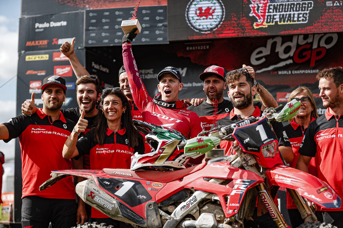 Steve Holcombe enjoys EnduroGP victory at GP Of Wales