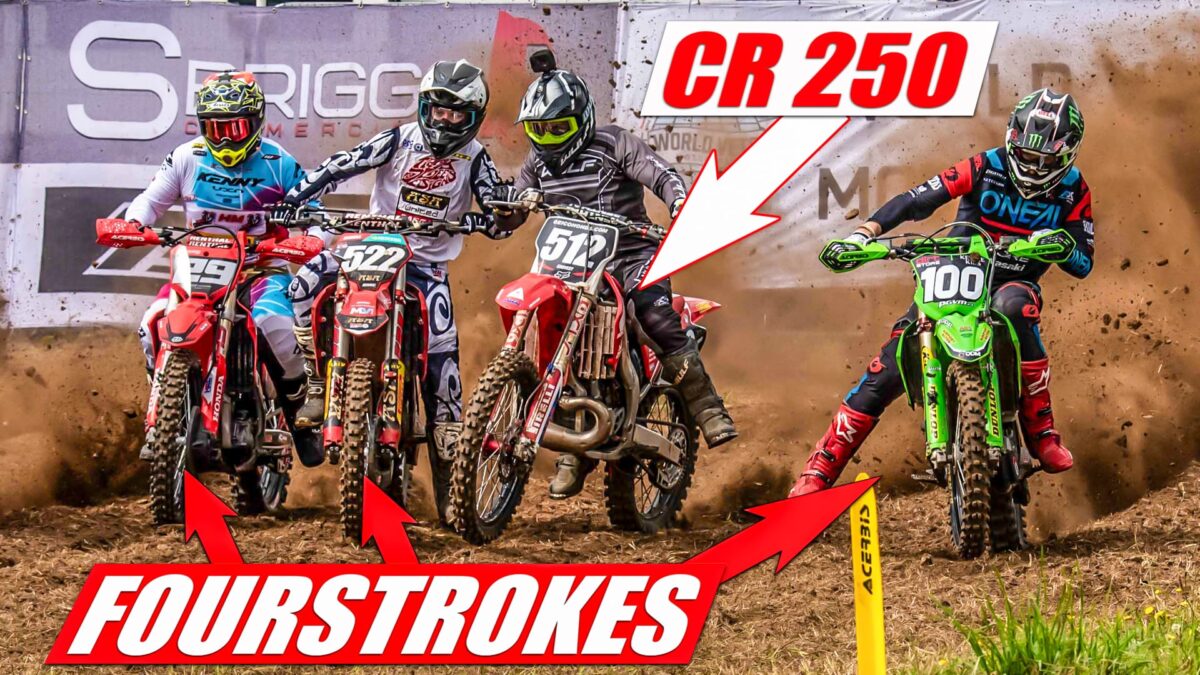 World Vets Motocross Battle - Honda CR250 V Modern 4 Strokes